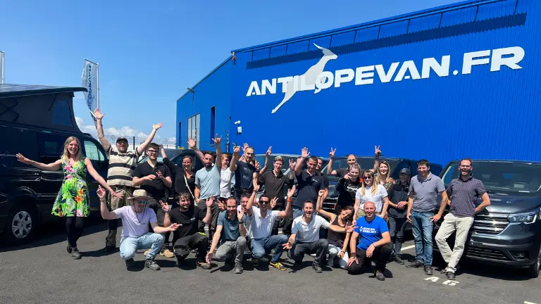 antilope van werk team